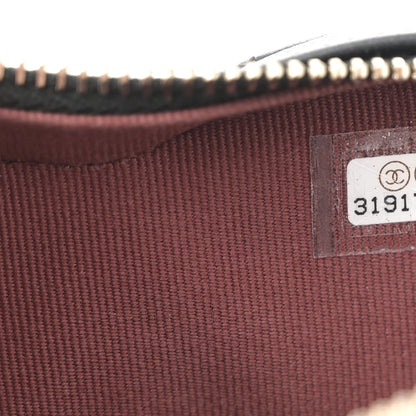 Chanel Lambskin Quilted CC In Love Heart Clutch With Chain  Black 7 of 11