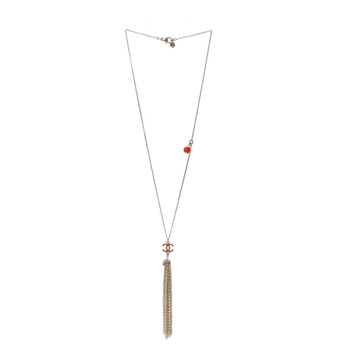 CC Tassel Necklace Gold