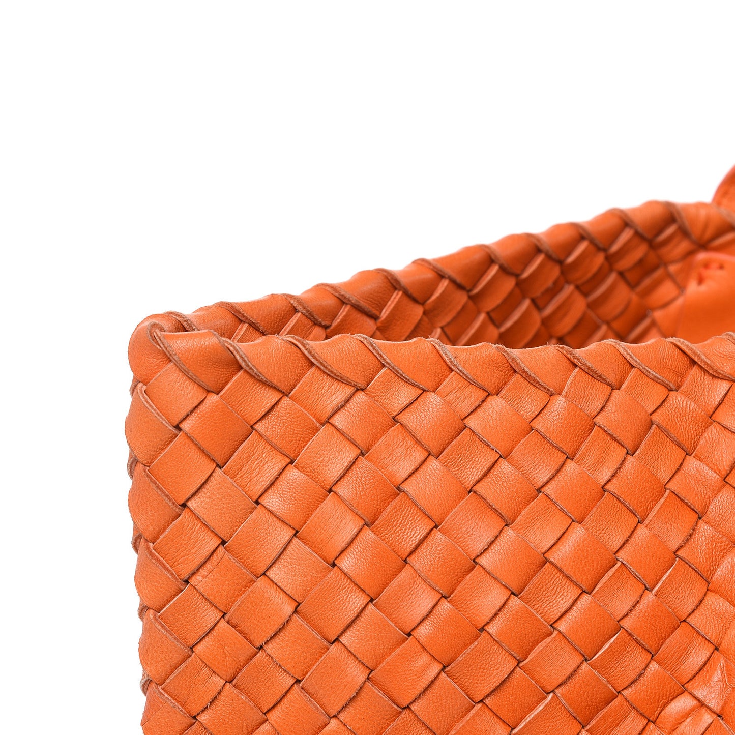 Nappa Intrecciato Medium Cabat Orange