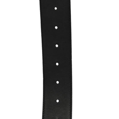 Gucci Textured Calfskin Double G 40mm Belt 95 38 Black 5 of 11