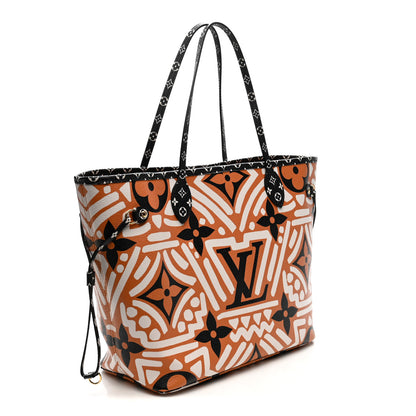 Louis Vuitton Monogram Giant Crafty Neverfull MM Creme Caramel 4 of 11