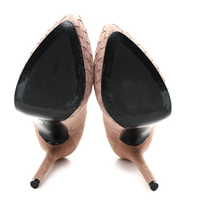 Bottega Veneta Suede Intrecciato Pumps 38 Pink 6 of 9