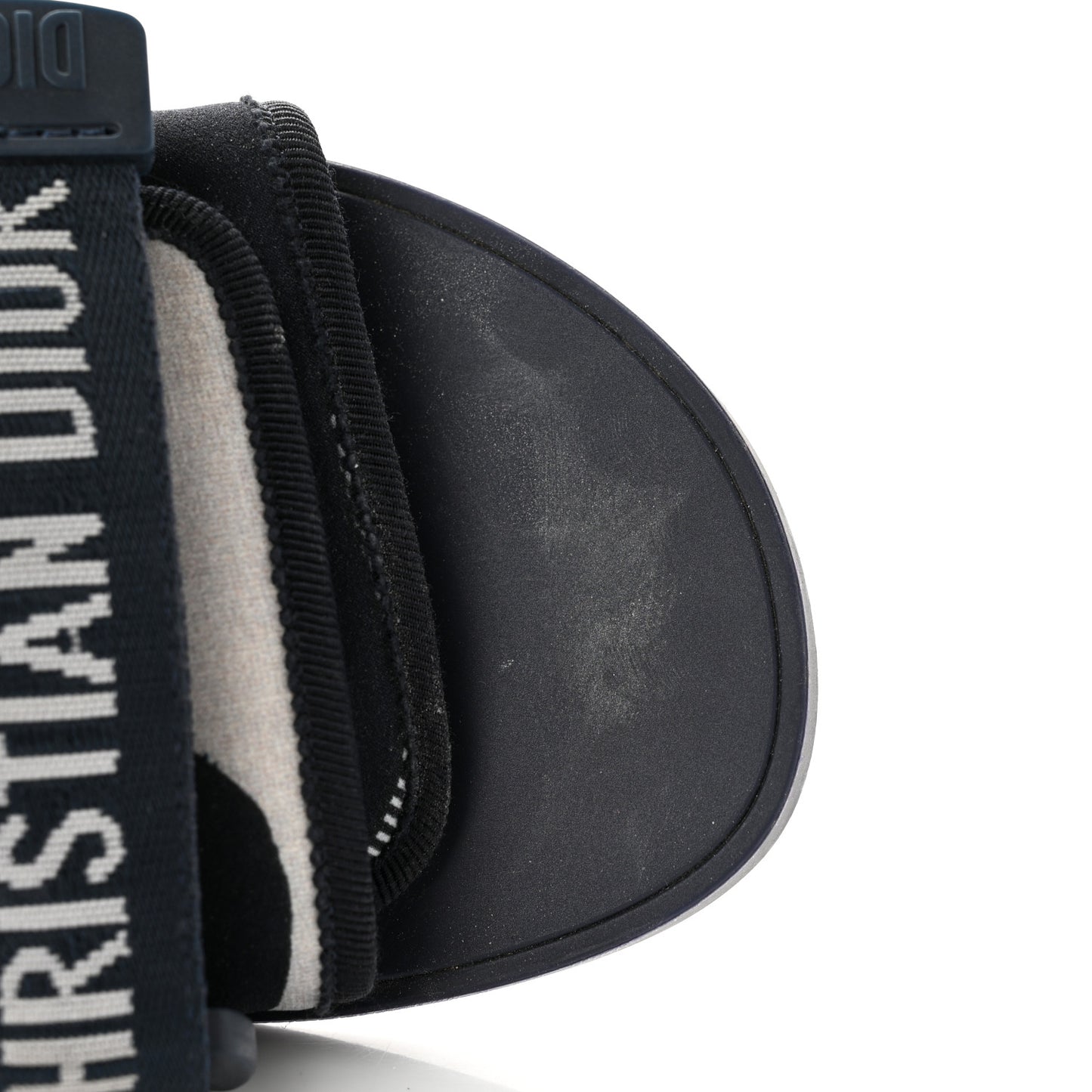 Technical Stretch Fabric Camouflage Dio(r)evolution Slide Sandals 36 Deep Blue