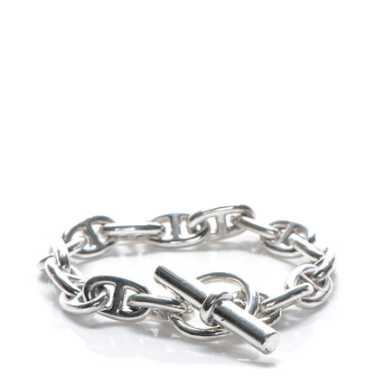 Hermes Sterling Silver MM Chaine d'Ancre Bracelet 1 of 5