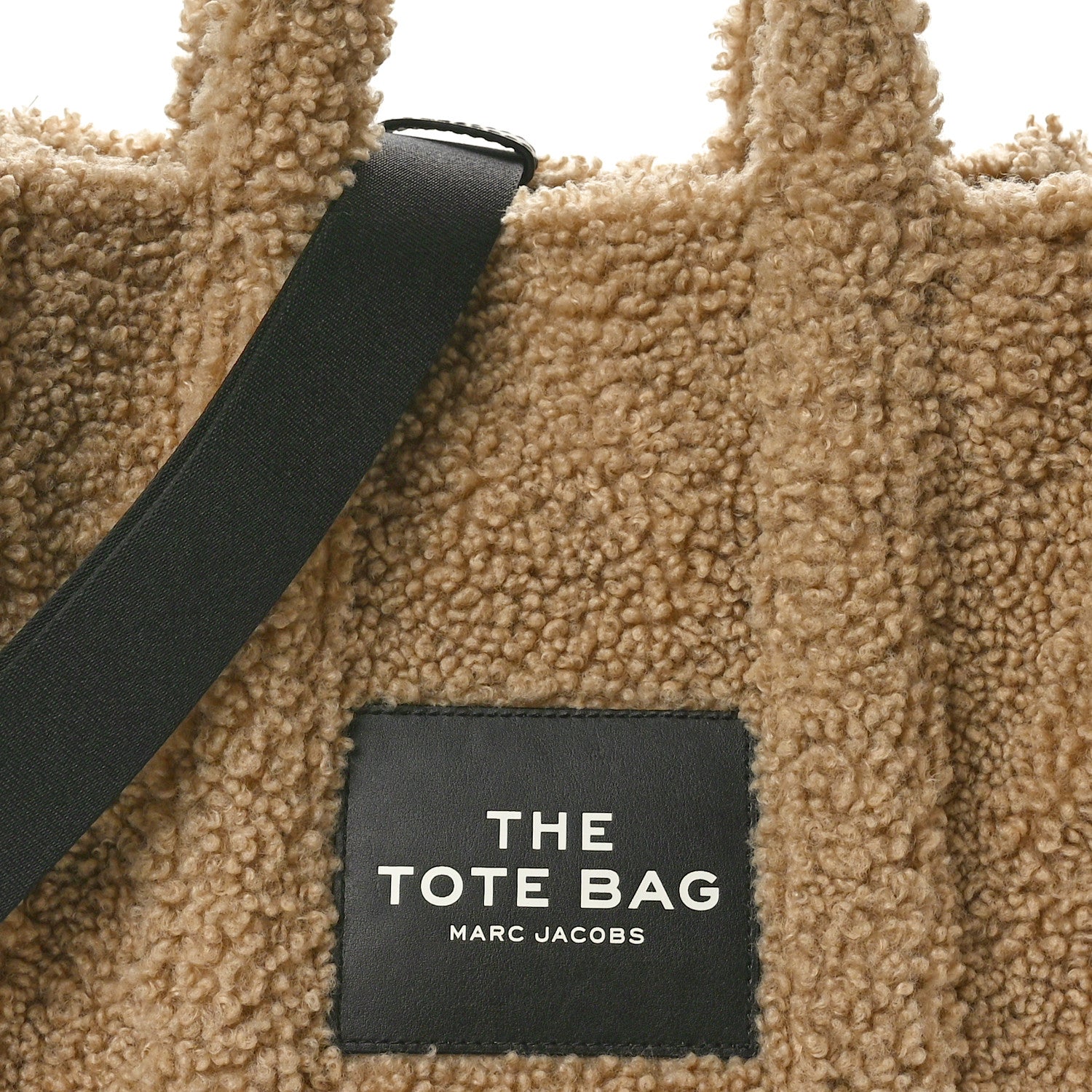 Marc Jacobs Polyester Cotton Medium The Teddy Traveler Tote Bag Beige 9 of 9