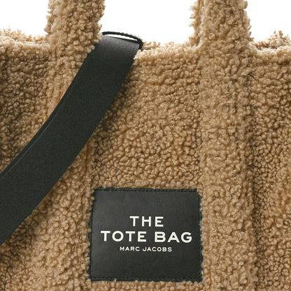 Marc Jacobs Polyester Cotton Medium The Teddy Traveler Tote Bag Beige 9 of 9