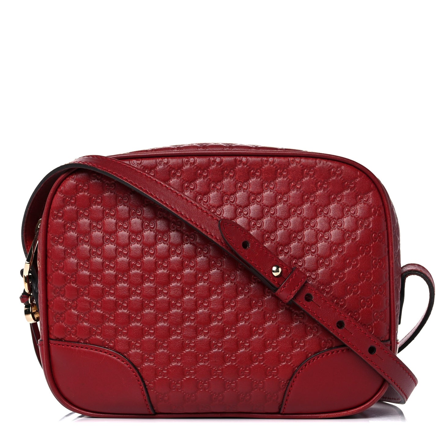 Microguccissima Mini Bree Messenger Bag Red