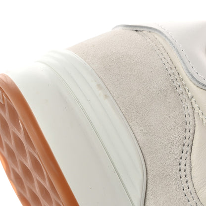 Chanel Suede Calfskin Quilted Sneakers 36.5 White 8 of 9