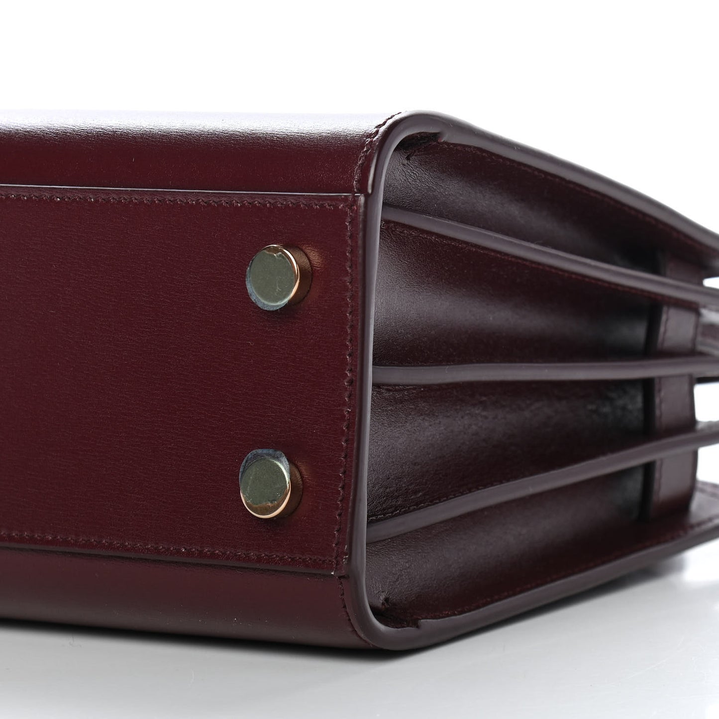 Calfskin Nano Sac De Jour Dark Amaranto