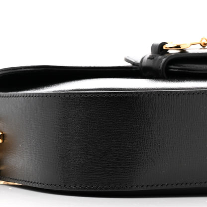 Gucci Azalea Calfskin Small Horsebit 1955 Chain Shoulder Bag Black 9 of 10