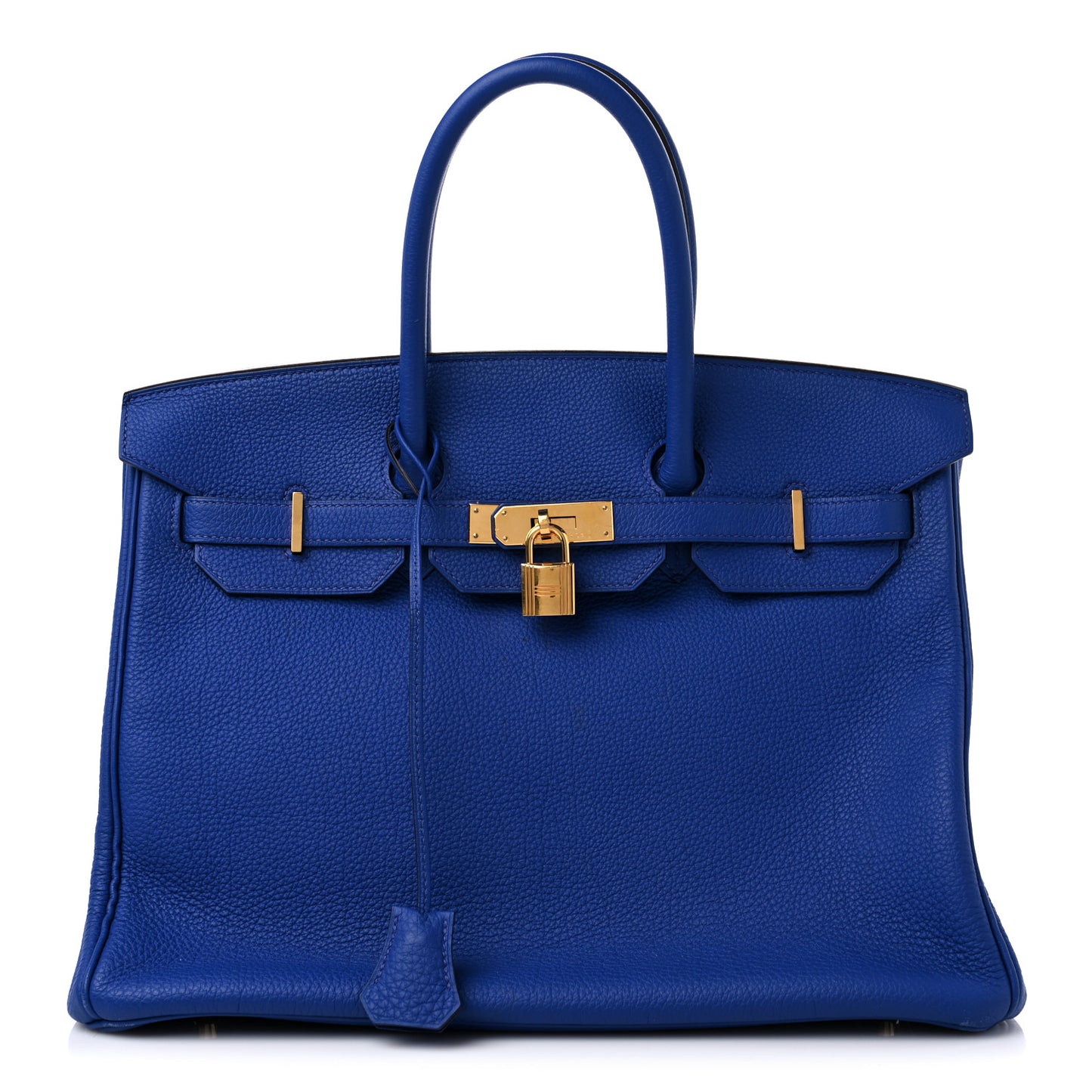 Togo Birkin 35 Bleu Electrique