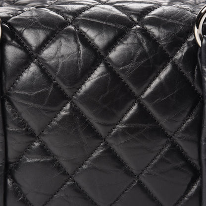 Chanel Distressed Lambskin Small Lady Braid Tote Black 8 of 10