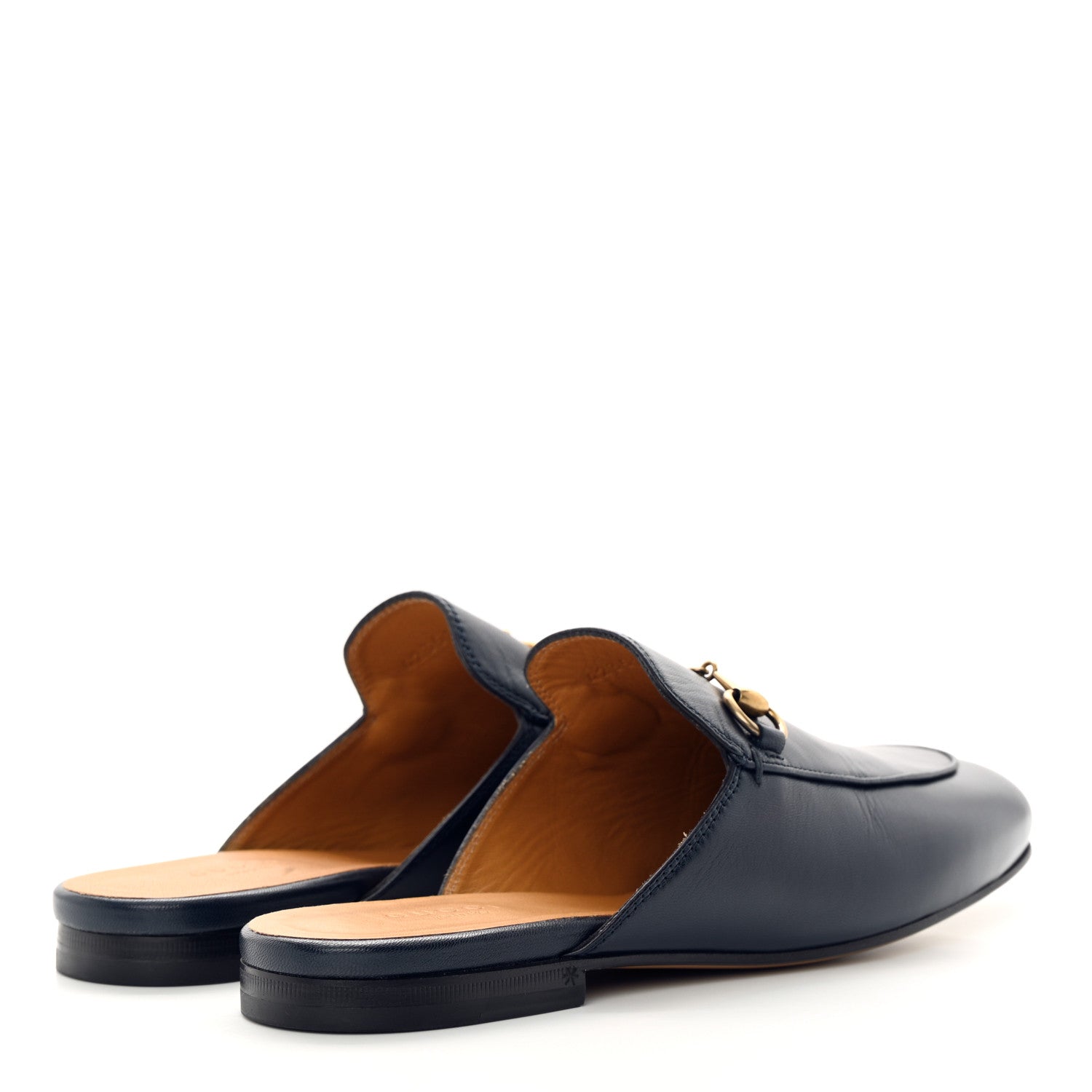 Gucci Malaga Kid Womens Princetown Slippers 38 Blue 4 of 11