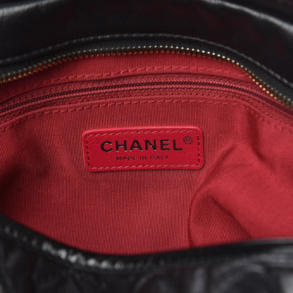Chanel Aged Calfskin Quilted Large Gabrielle Hobo Black 8 of 9