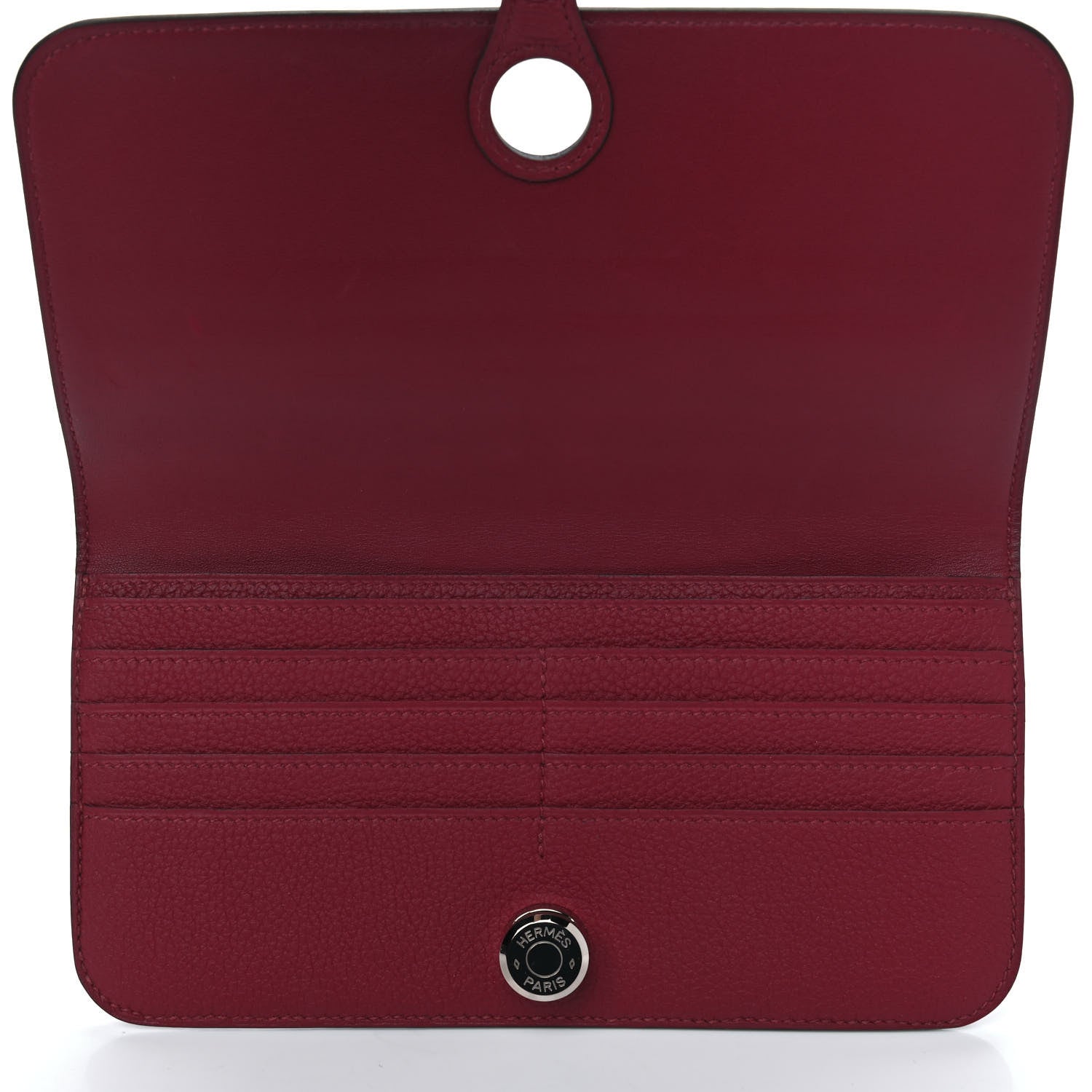 Hermes Togo Dogon Recto Verso Wallet Rubis 4 of 4