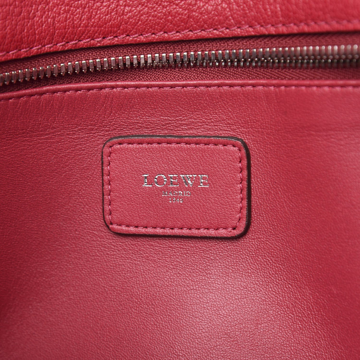 Loewe Goatskin Amazona Fuchsia 7 of 11