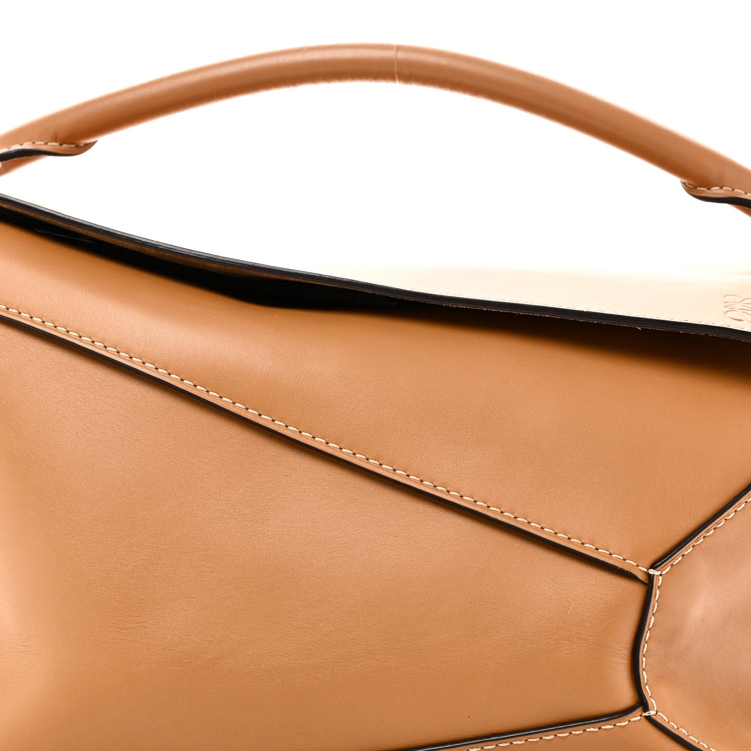 Loewe Calfskin Large Puzzle Bag Warm Desert 7 of 9