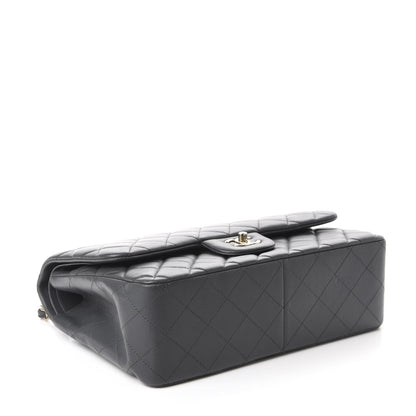 Chanel Lambskin Quilted Jumbo Double Flap Dark Grey 4 of 15
