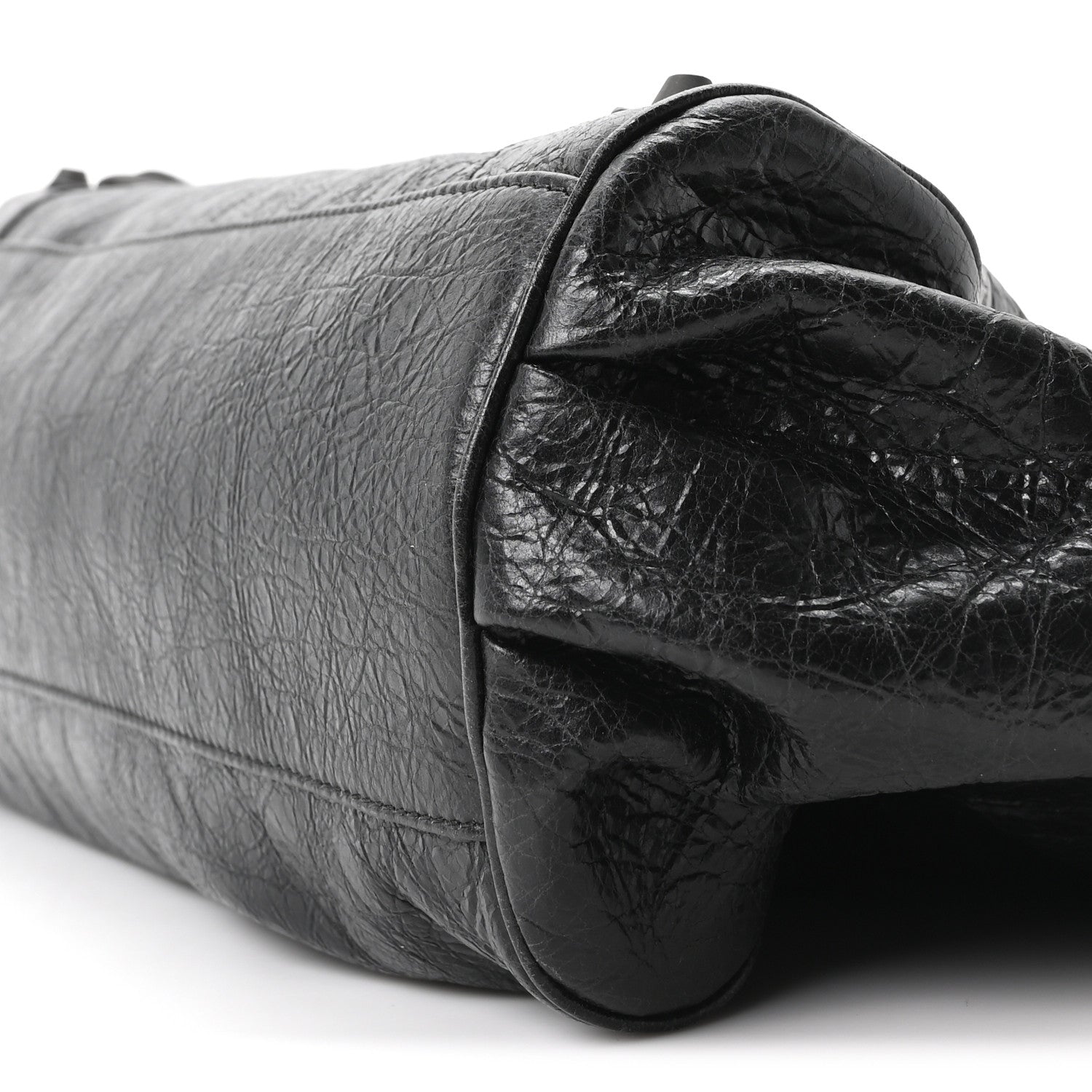 Balenciaga Agneau Arena Classic Hardware East West Le City Black 10 of 10