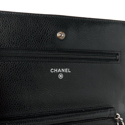 Chanel Caviar Quilted Wallet on Chain WOC Black 5 of 10