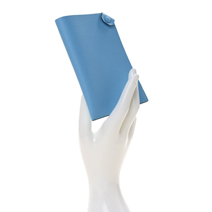 Hermes Epsom Tarmac PM Passport Holder Celeste 2 of 7