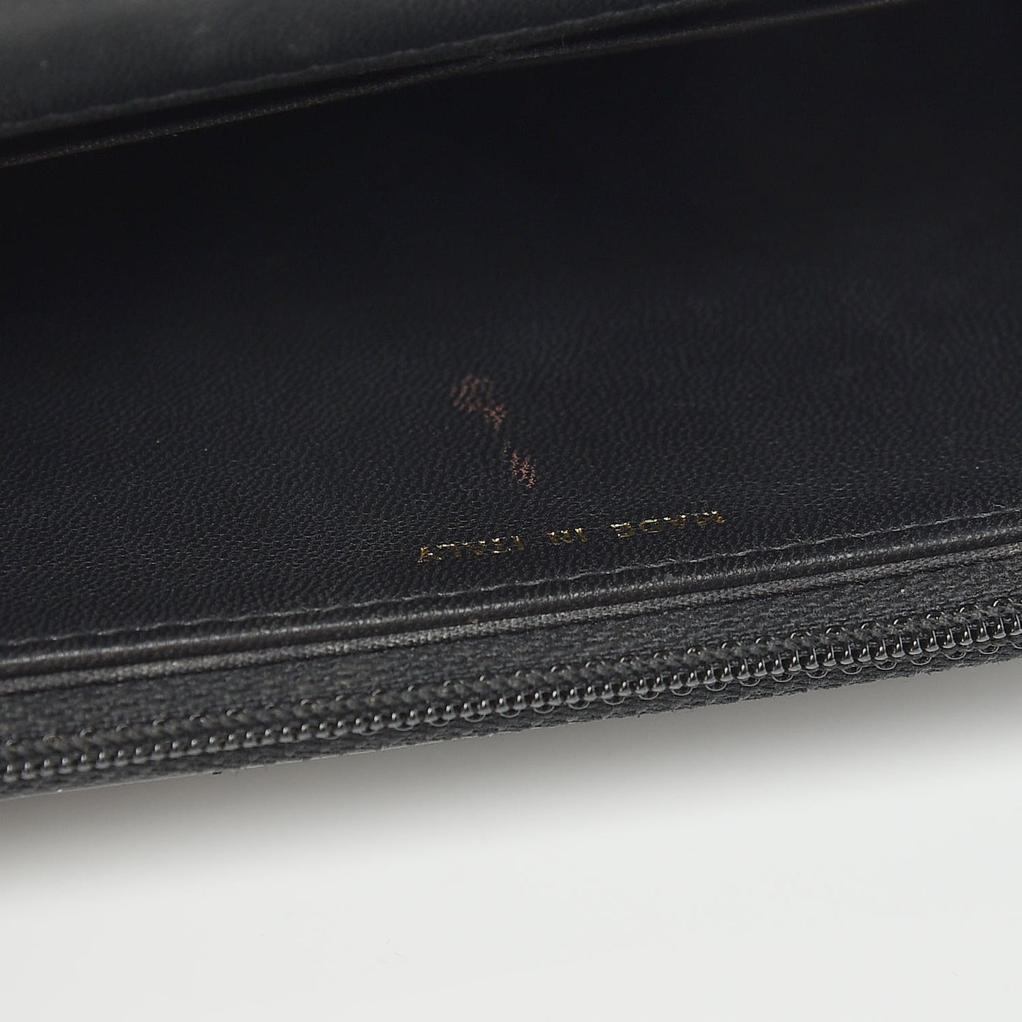 Lambskin Quilted Boy Wallet On Chain WOC Black