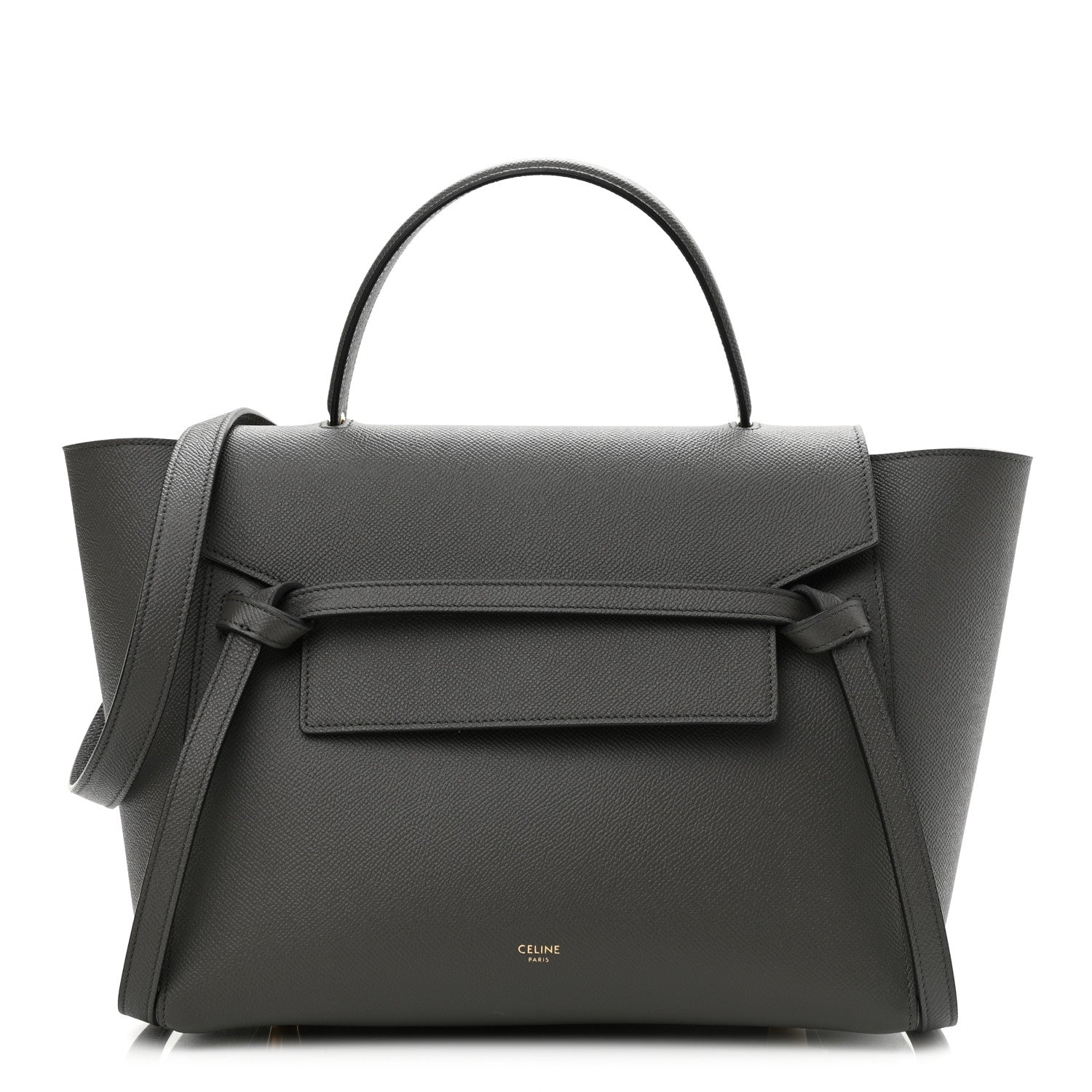 Celine Grained Calfskin Mini Belt Bag Grey 1 of 11