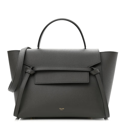 Celine Grained Calfskin Mini Belt Bag Grey 1 of 11