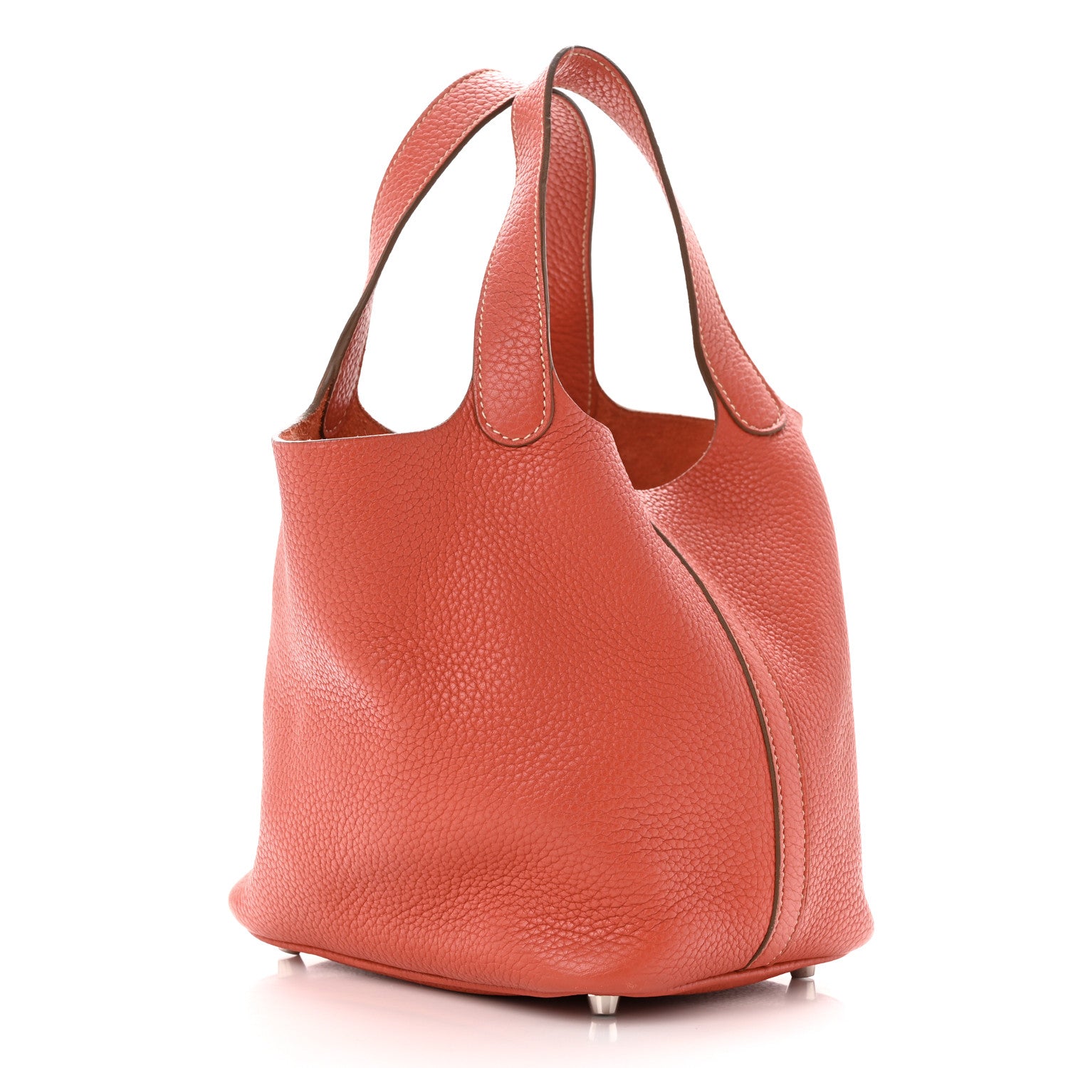 Hermes Taurillon Clemence Picotin Lock 18 PM Sanguine 3 of 11