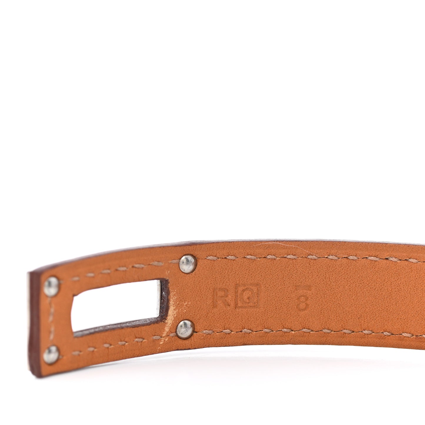 Barenia Kelly Double Tour Bracelet S Fauve
