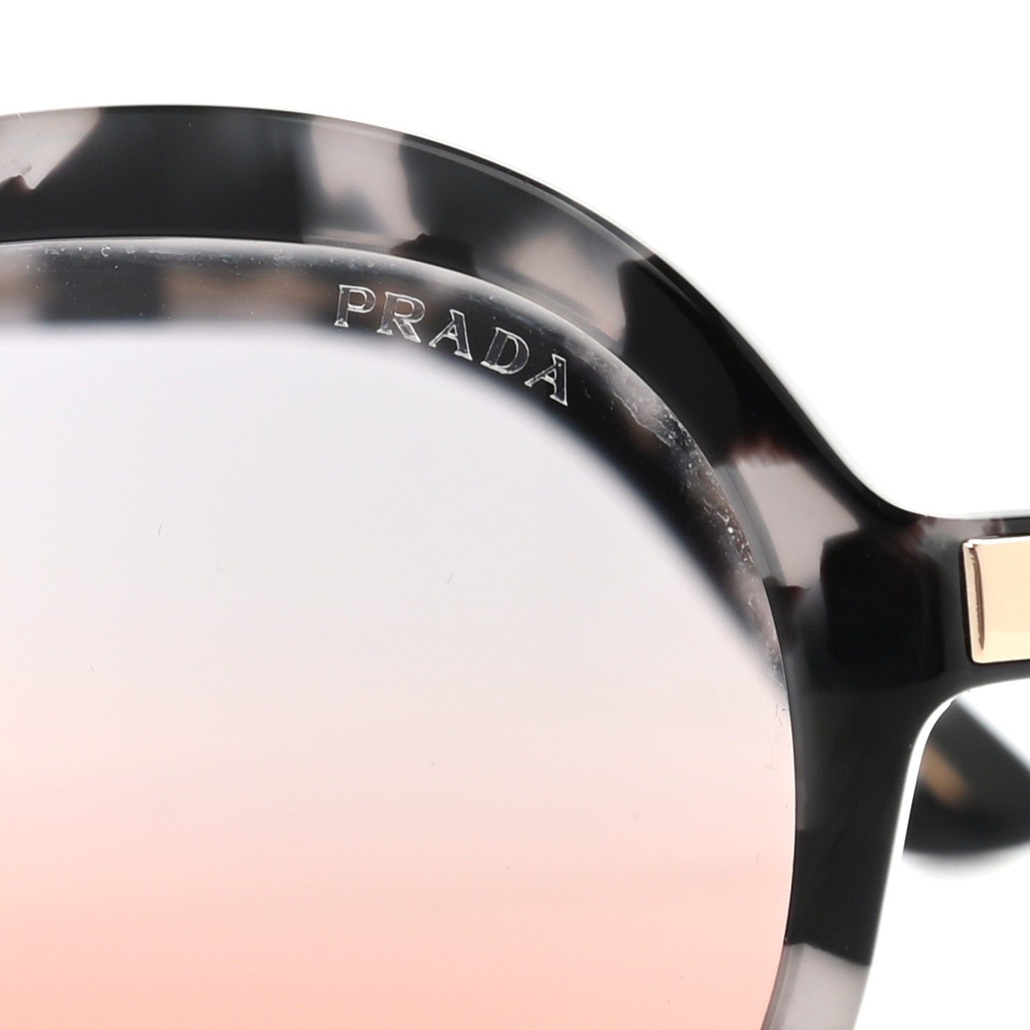 Prada Round Sunglasses SPR 09V Tortoise 8 of 8