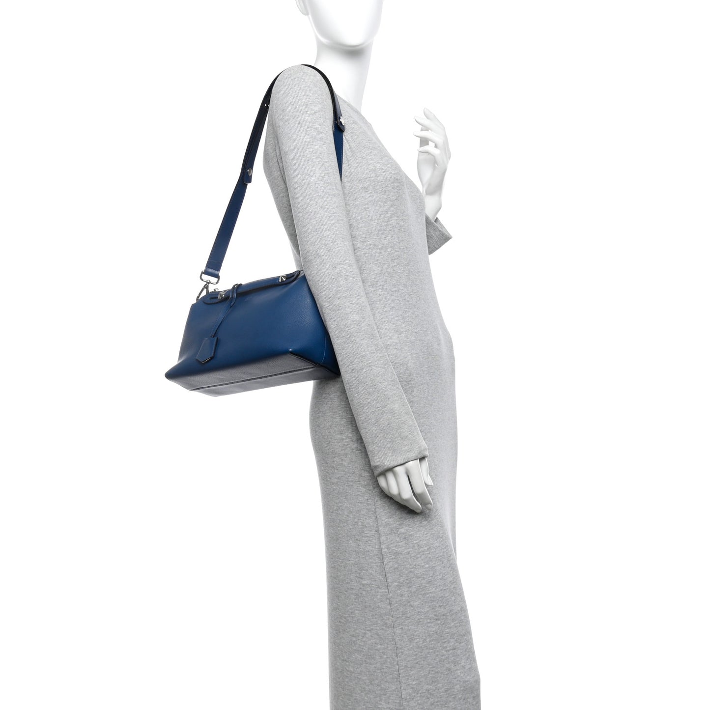 Vitello Dolce Medium By The Way Boston Bag Blue