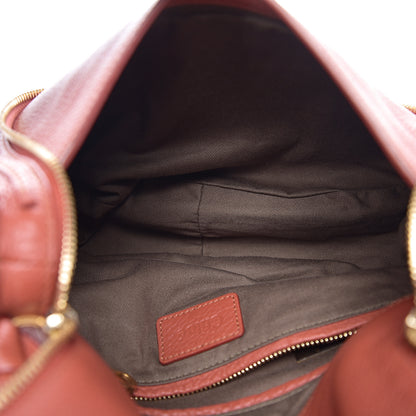 Chloe Calfskin Medium Marcie Round Zip Crossbody Bag Maple Leaf 4 of 9