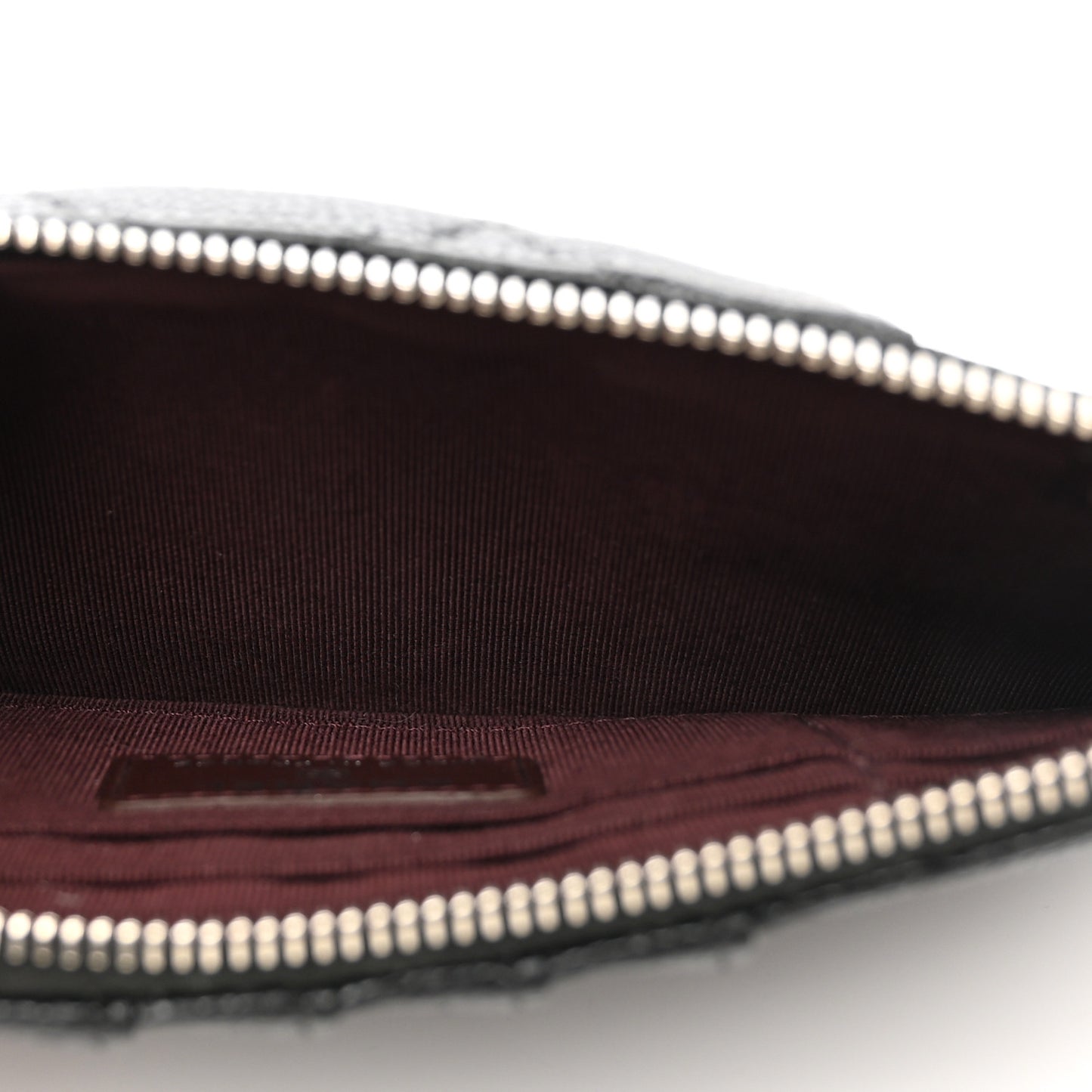 Caviar Quilted Classic iPhone Pouch Black