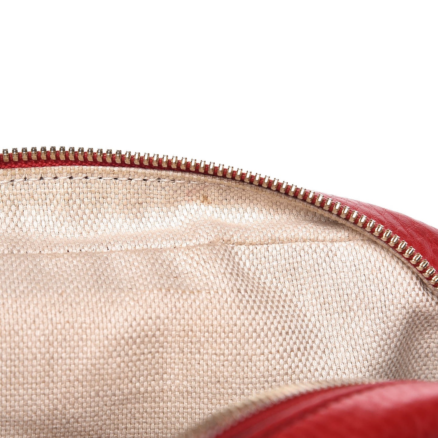 Pebbled Calfskin Small Soho Disco Bag Tabasco Red