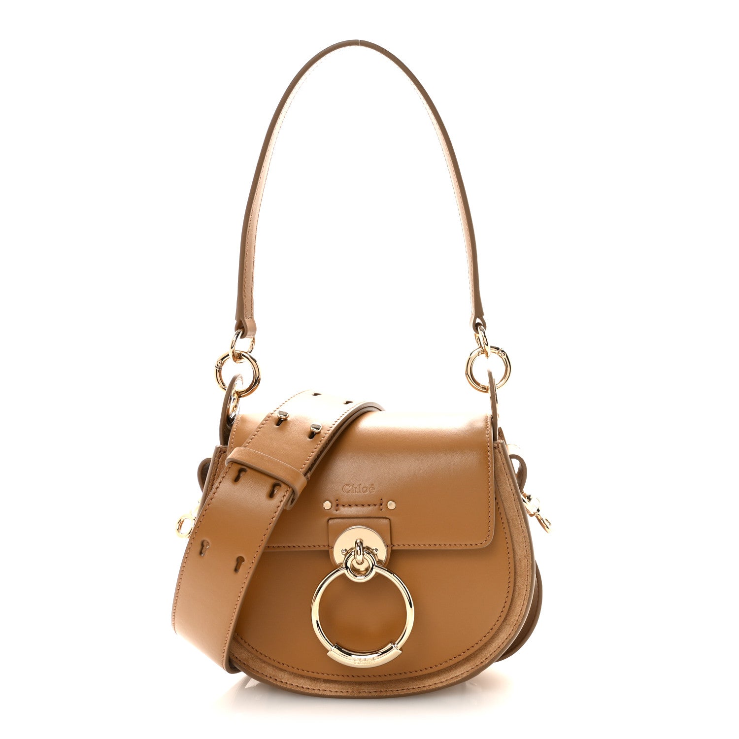 Chloe Calfskin Small Tess Bag Pottery Brown 1 of 9