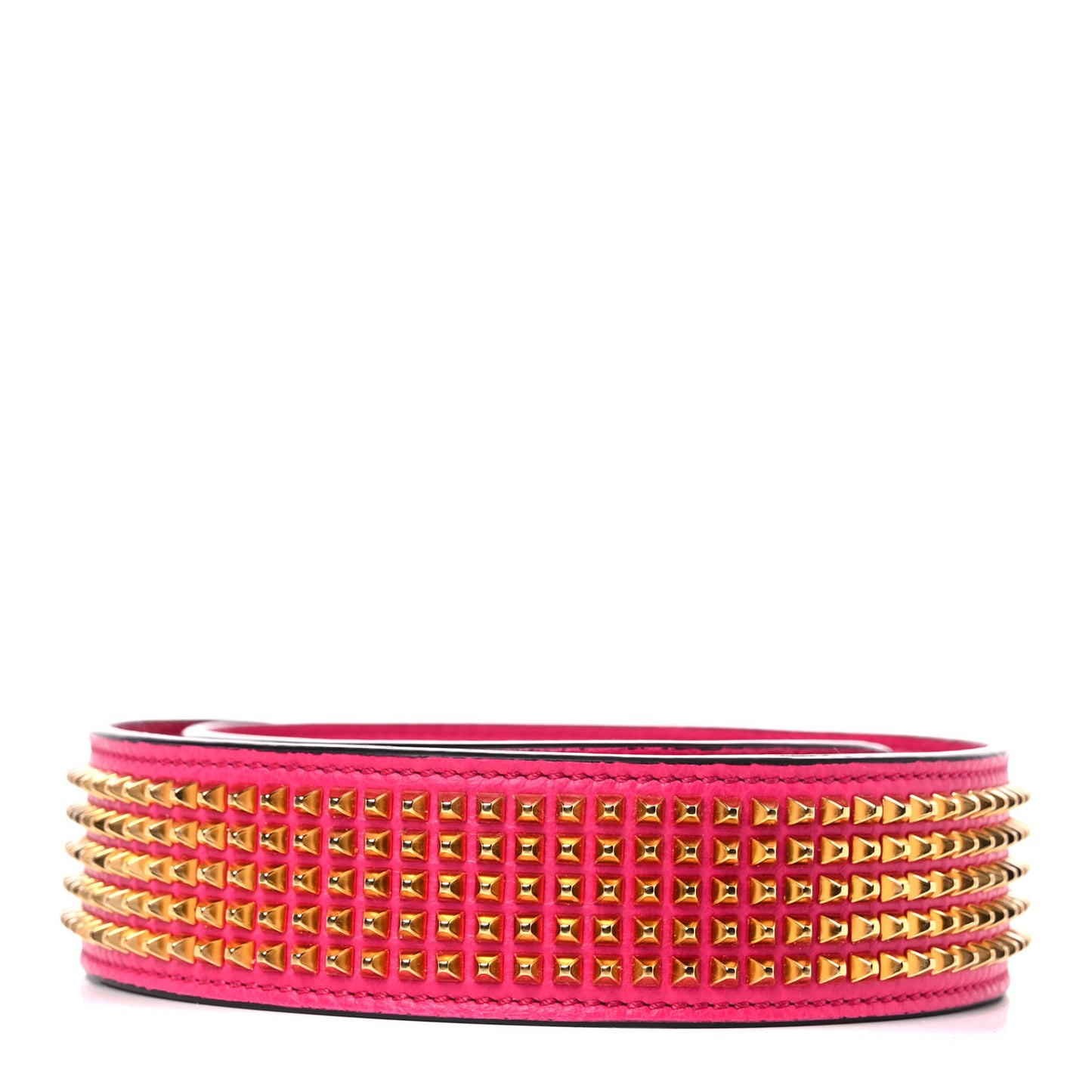 Calfskin Studded Strap You Pink
