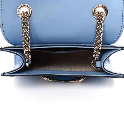 Gucci Soft Microguccissima Mini Emily Chain Shoulder Bag Mineral Blue 5 of 11