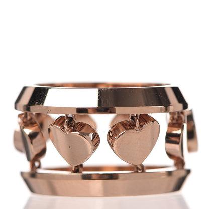 Chopard 18K Rose Gold Diamond Happy Diamonds Amore Ring 51/5.75 3 of 5