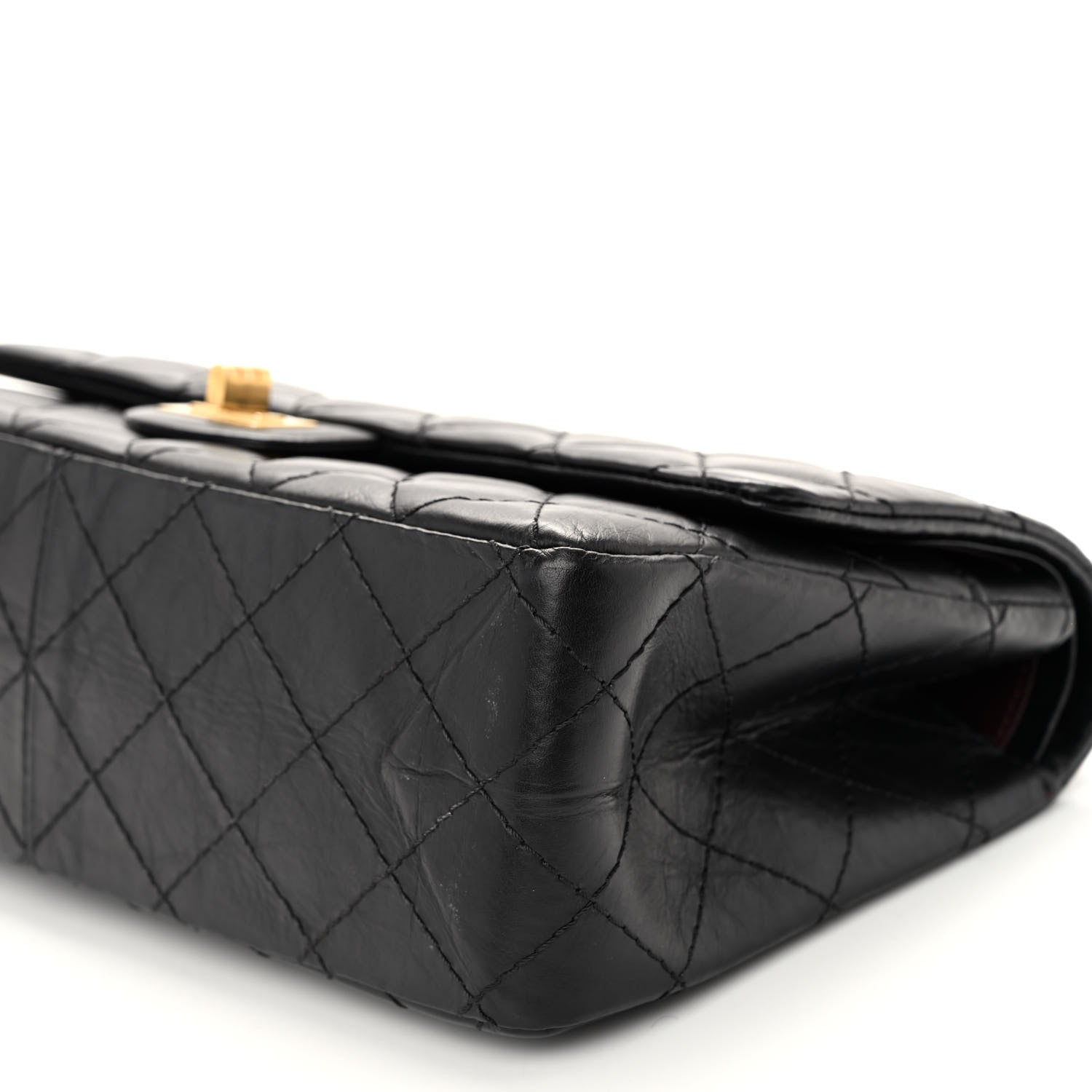 Chanel Aged Calfskin Quilted 2.55 Reissue 226 Flap Black 10 of 11