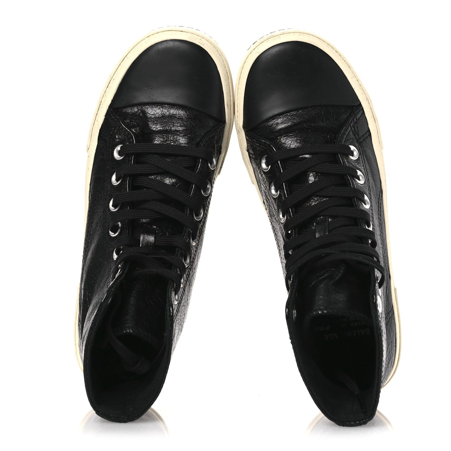 Balenciaga Agneau Arena Womens Paris High Top Sneakers 39 Black 2 of 11