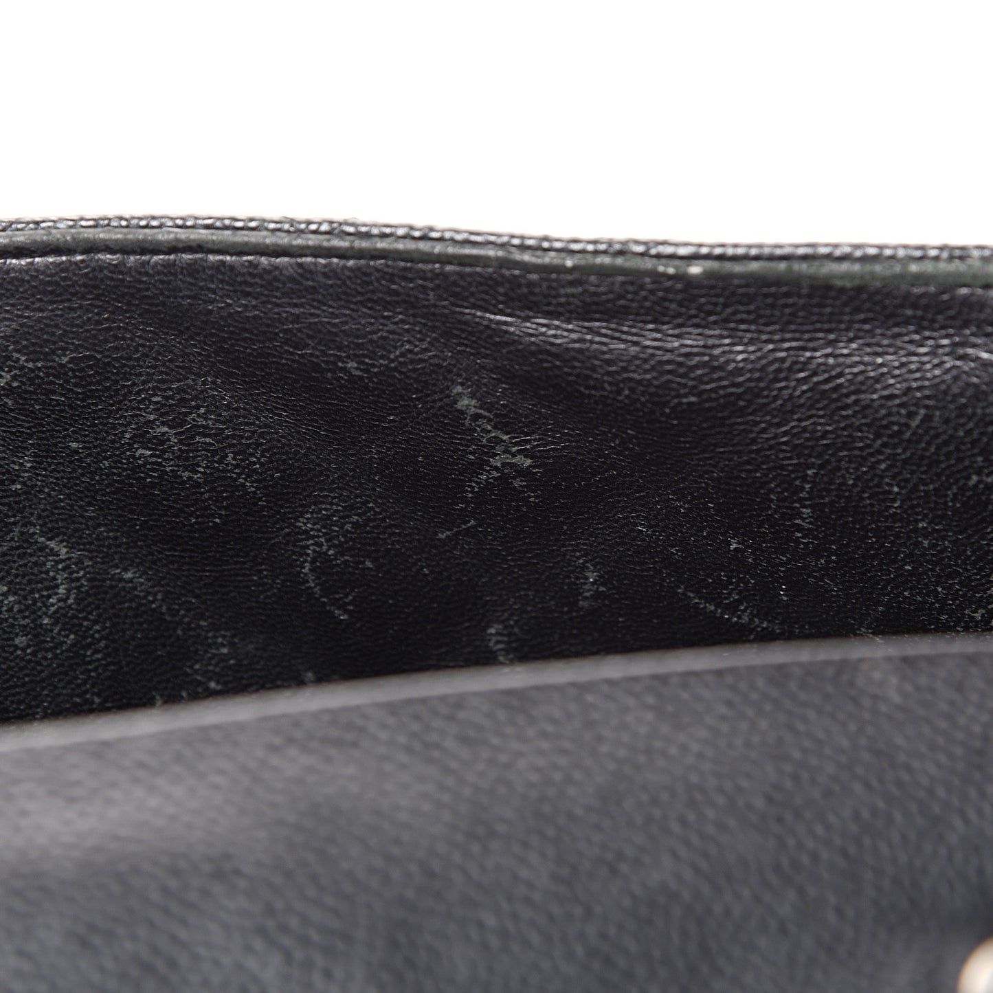 Caviar Quilted Jumbo Single Flap Black