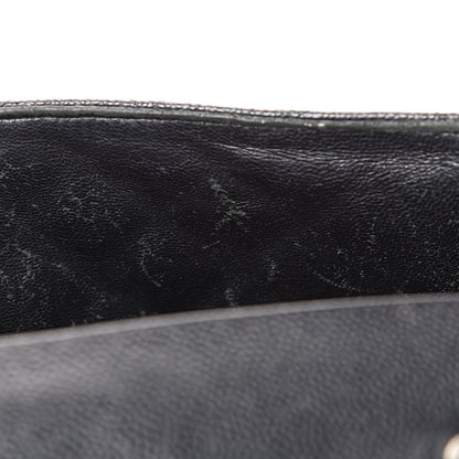 Chanel Caviar Quilted Jumbo Single Flap Black 13 of 21