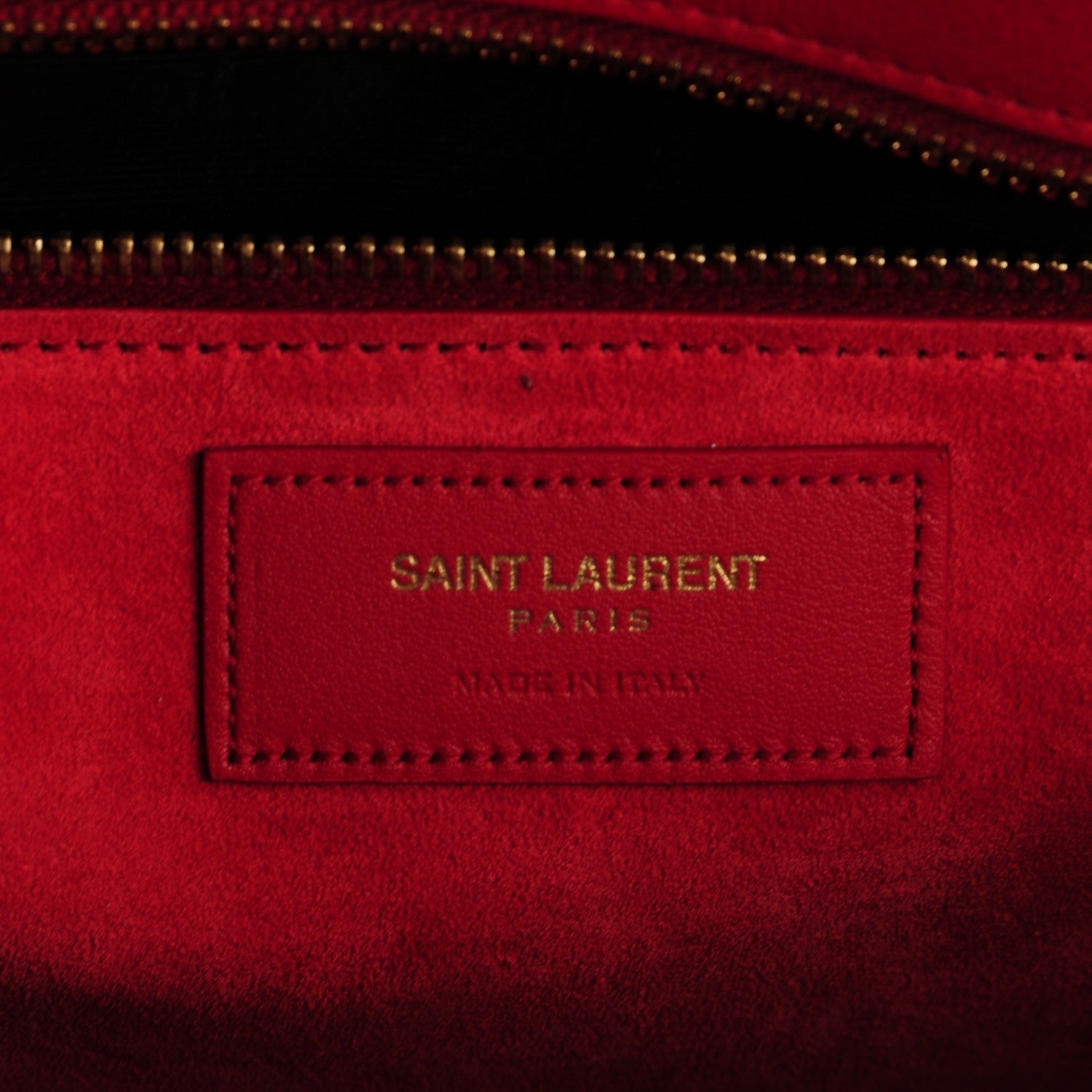 Saint Laurent Calfskin Small Sac De Jour Lipstick Red 7 of 8