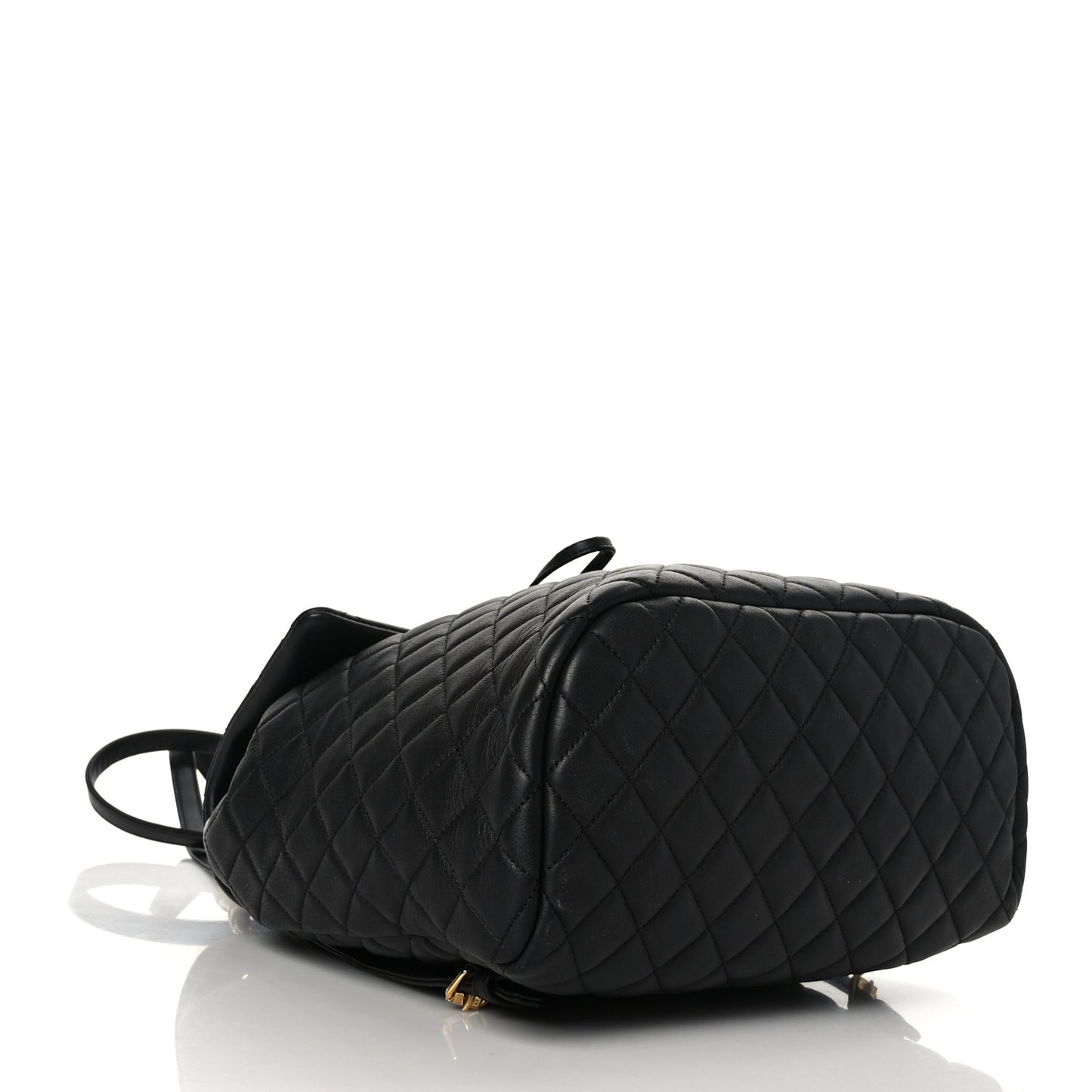 Lambskin Quilted Large Urban Spirit Backpack Black