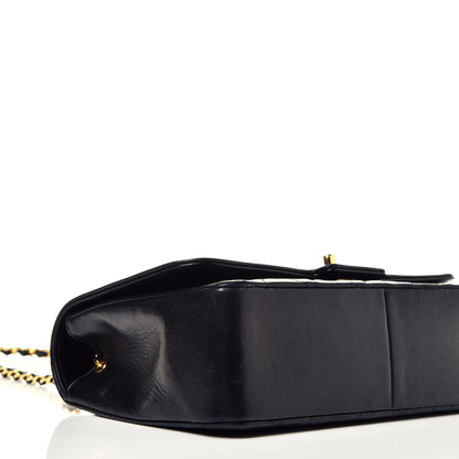 Chanel Lambskin Quilted Medium Single Flap Black 8 of 9