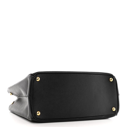 Prada Saffiano Medium Galleria Double Zip Tote Black 4 of 10
