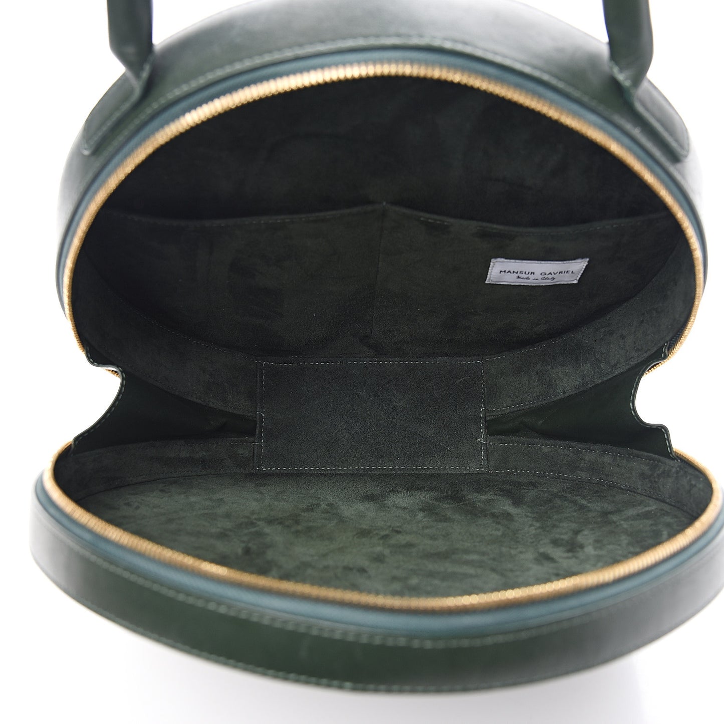 Calfskin Circle Bag Moss