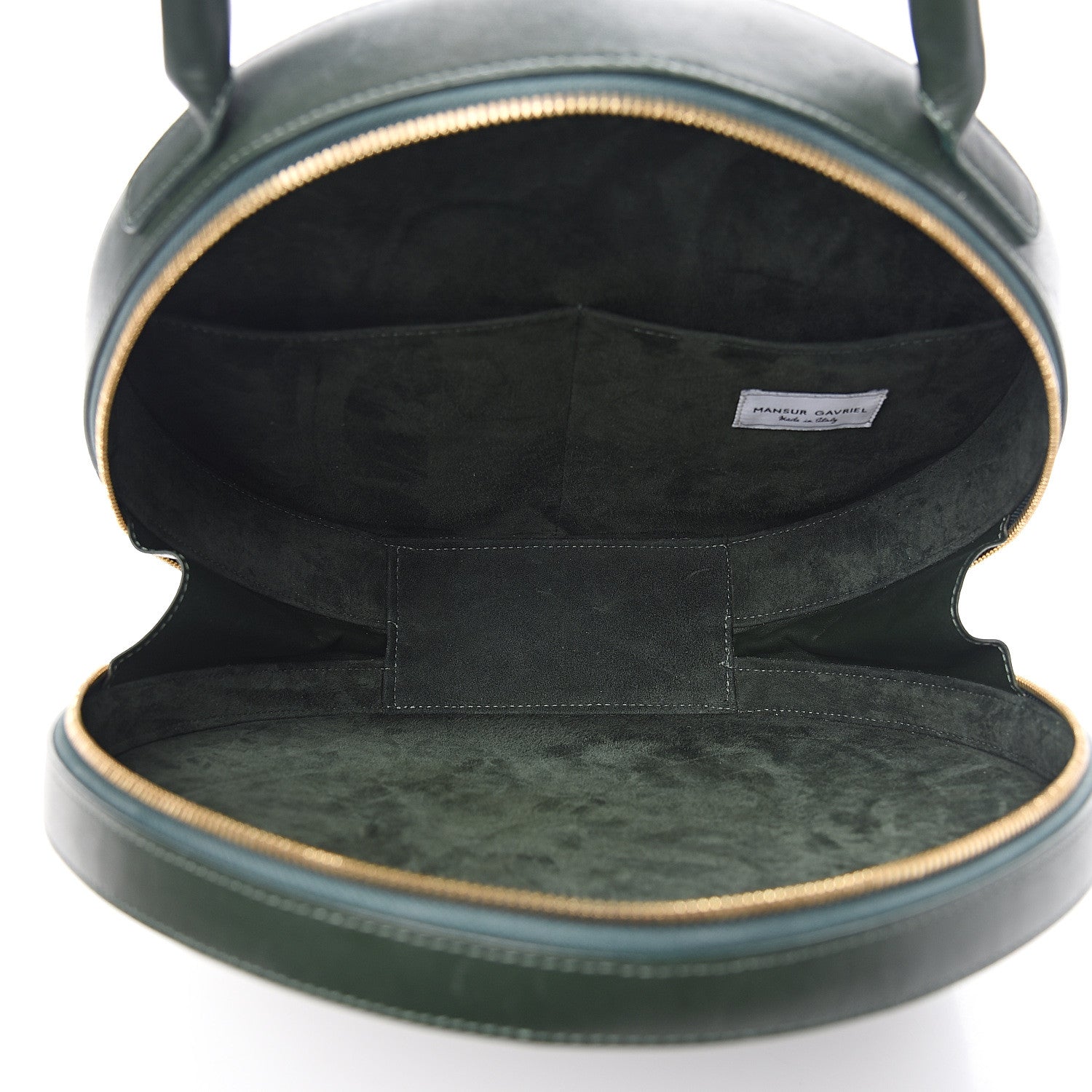 Mansur Gavriel Calfskin Circle Bag Moss 4 of 8
