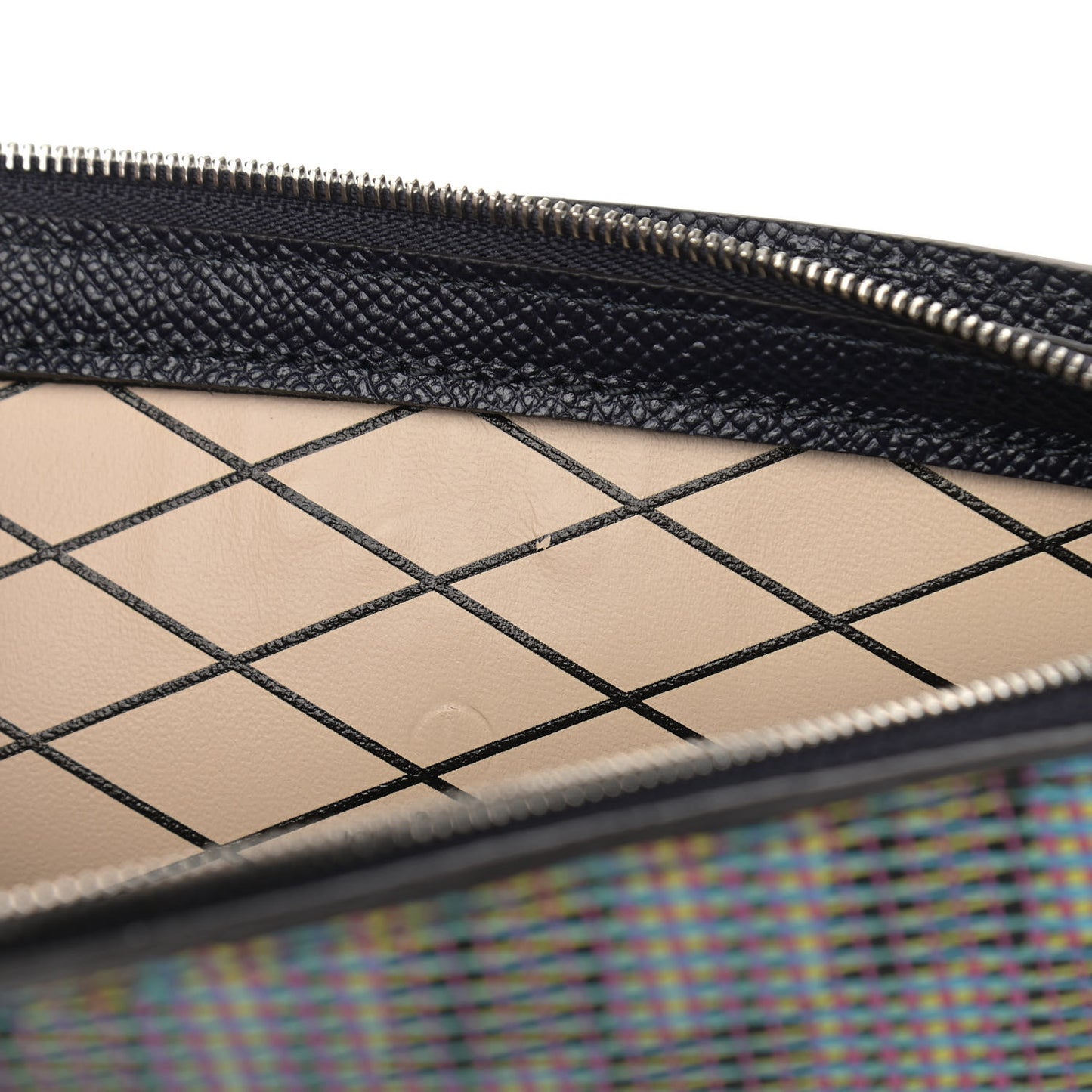 Calfskin Monogram LV Pop Trunk Clutch Blue